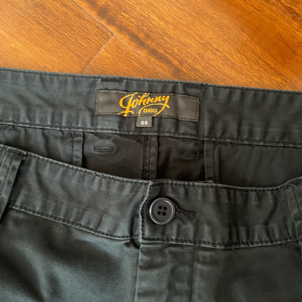 Johnny Bigg size 44 Classic Black Chinos for Men